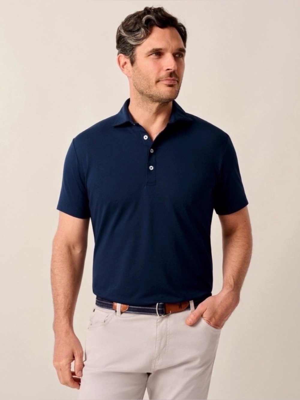 Johnnie-O Idris Top Shelf Polo - Midnight Size Large NEW!